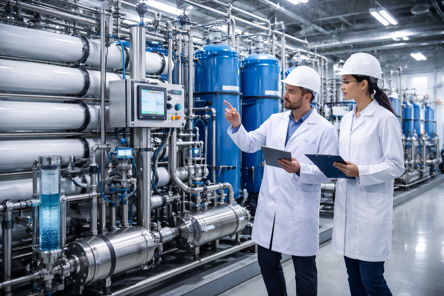 Yüksek Teknoloji Üretim Tesisi ve Modern Fabrika Hattı